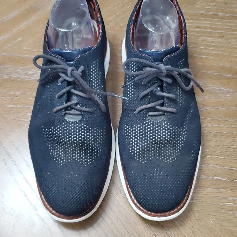 Ben Sherman Omega Casual Mens Wingtip Black, Size 12